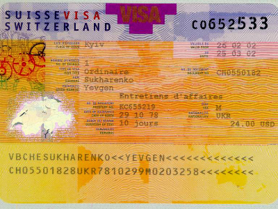 Du lịch Châu Âu: Thủ tục xin visa Thụy Sỹ